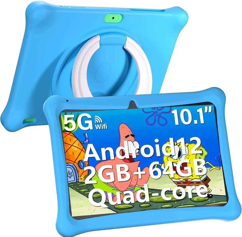 10 Zoll Kids Tablet 64GB ROM HD-Bildschirm Kindersicherung für Kinder von 5-12 J - Bild 1 von 4