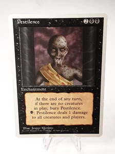 MTG - 4th Edition - Pestilence - Common - Near Mint - Picture 1 of 5