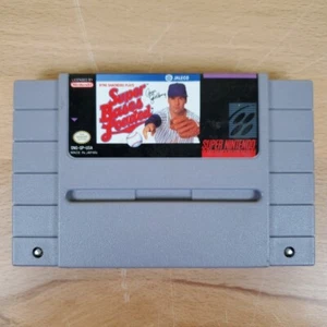 Snes Super Bases Loaded Game Super Nintendo 1991 Baseball Tested/Works - Picture 1 of 12