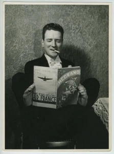 Cirque Médrano. Elroy, l´homme aux pieds merveilleux. Publicité Air France. 1928 - Picture 1 of 2