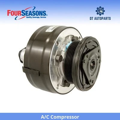 For 1989-1991 GMC R2500 Suburban A/C Compressor 4 Seasons 1990 - Image 1 of 4