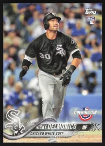 2018 Topps Opening Day Nicky Delmonico RC #124 Chicago White Sox - Picture 1 of 2
