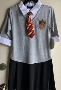Abito costume da mago grigio Harry Potter bambina grigio grigi grigi taglia bambino M (7/8) - Foto 1 di 5