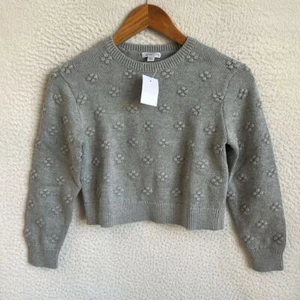 J Crew Crewcuts Sweater Girls Size Large Grey - Picture 1 of 7