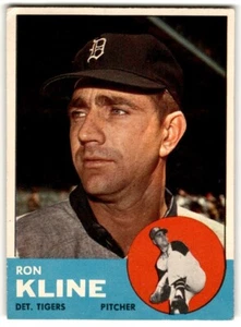 1963 Topps Ron Kline #84 Detroit Tigers - Picture 1 of 2