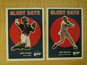 2001 Upper Deck Vintage Baseball Glory Days Lot of 2 - Picture 1 of 2