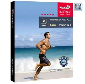 Papel Fotografico Ultra Premium de 8,5 X 11 Pulgadas Papel Fotografico Brillante - Afbeelding 1 van 12