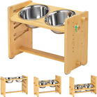 Elevated Dog Bowls for Large & Medium Dogs, Raised Dog Food Bowl with 6 Adjustab