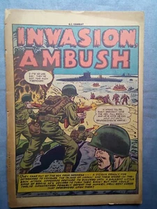Cómics de calidad G.I. Libro completo COMBAT #43 SIN cubierta 2 páginas separadas - Imagen 1 de 3