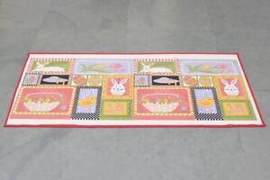 Handmade Pink Cotton Doormats Soft Rugs for Kids Bedroom Meditation 2X4 FEET