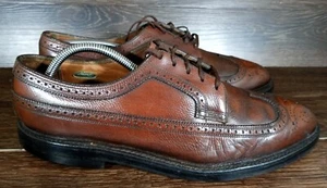 Florsheim Imperial 93602 Kenmoor Brown Leather Wingtip Men's 10.5 D - Picture 1 of 6
