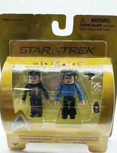 Minimates Ambassador Sarek & Dress Uniform Spock Star Trek Serie 3 2008 - Imagen 1 de 3