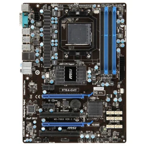 FOR MSI 970A-G45 Motherboard Suppots AM3+ fx6300 8300 DDR3 Mainboard Tested - Picture 1 of 4