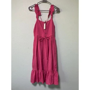 NWT Bijou Sauvage Clothier Girls Pink Ruffle Dress Size 14 - Picture 1 of 10