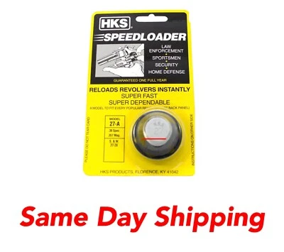 HKS Series A .38 Spec/.357 Mag 6 Round Revolver Speed Loader Model-27-A - Image 1 of 3