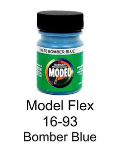 Badger Model Flex 16-93 Bomber Blue 1 oz Acrylic Paint Bottle - Picture 1 of 1