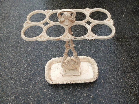 Victorian Cast Iron Umbrella Stand Cane Walking Sticking 19th Century No repairs Cover