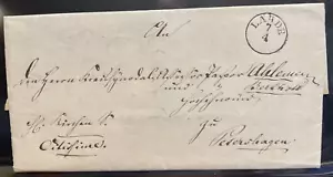 Prusse " Lahde 7 4 " lettre préfile d'après Petershagen - Photo 1 sur 1