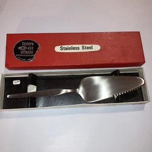 Vintage taylors eye witness Cutlers & Silversmith Cake Server Stainless Steel - Picture 1 of 15