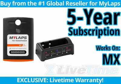 MyLaps TR2 MX (motocross) Rechargeable Transponder w/ 5-year Subscription - Image 1 of 4