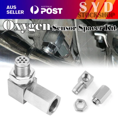 90° Oxygen O2 Sensor Spacer Extender Adapter Bung Extension Catalytic Converter~ - image 1 of 4