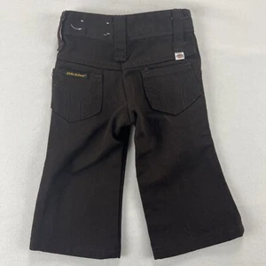 Vintage 70’s DICKIES Infant Size 0 Brown Pants Talon Zipper Stitched Pockets - Picture 1 of 11