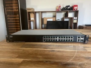 Cisco SG220-26-K9 EU - 26-Port Gigabit Ethernet Smart Switch - Afbeelding 1 van 4