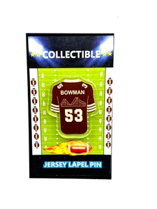 San Francisco 49ers NaVorro Bowman jersey lapel pin-NEW Golden Gate Collection - Picture 1 of 1