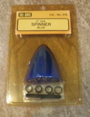 du-bro #276 2" diameter spinner blue in the package new - Image 1 of 2