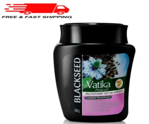 Dabur Vatika Naturals Black Seed Deep Conditioning Hair Mask, 500 Gram - Picture 1 of 2
