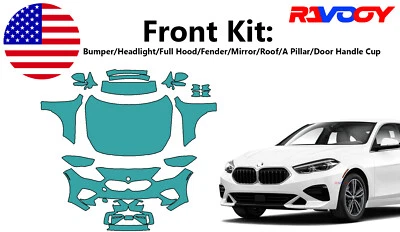 For BMW 2 Series Gran Coupe 2020-2024 Front Paint Protection Film PreCut PPF Kit - Image 1 of 4