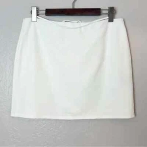CAMILA COELHO Women Size XL Ivory Jessica Mini Skirt with Attached Strappy Waist - Picture 1 of 7