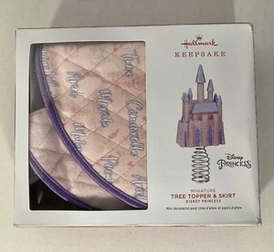 Hallmark Keepsake Disney Princess Mini Christmas Tree Topper & Tree Skirt Set - Picture 1 of 16