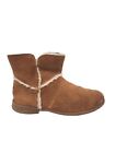Ugg Sherpa Leather Chestnut Ankle Booties Size 2 Girls Kids Coletta Ankle Boot