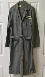 Vintage Topp Masters 50 Wms Dress Button Belted Coverall Myers Patch - Picture 1 of 16