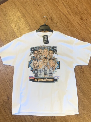 Vintage San Antonio Spurs Playoff Caricature 90's Cover