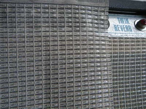 36''x60'' Black&Silver Grill Cloth For Fender 2x12 Twin Reverb Amplifier Cabinet - Picture 1 of 3