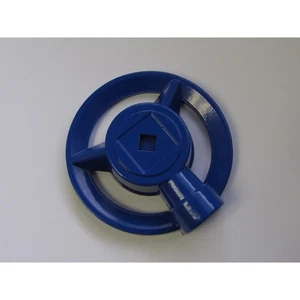 Naan 004090 Blue Metal Square Irrigator Round Base Sprinkler 4 x 4 in. - Picture 1 of 2
