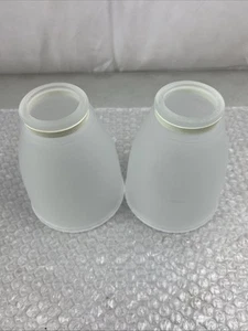 FOR PARTS ONLY - 2 Pack Glass Shades - Brookhurst 52 in. White - YG268-WH - Picture 1 of 10