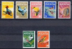 MALAYSIA 1965 - BIRDS MNH 25c / $ 10.- / BURONG -SIL/-SUNYIT BESAR/-PACHAT Hk23 - Picture 1 of 1