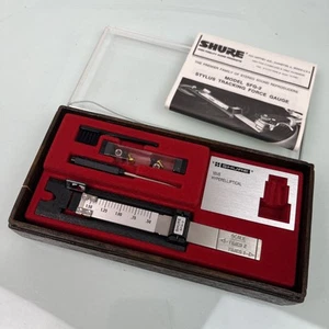 SHURE Stylus Tracking Force Gauge, SFG-2, Case w/ Manual - Picture 1 of 9