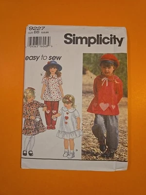 SIMPLICITY PATTERN   9227 CHILDS' PANTS, DRESS & TOP / Size 5-6X - Image 1 of 4