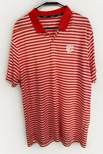 Clemson Tigers Polo Shirt Mens XL Orange Nike Golf Drifit Performance ACC - Picture 1 of 11