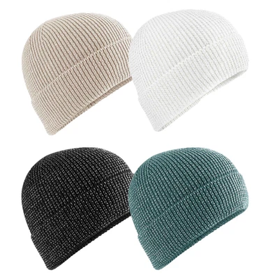 Streetlite Réfléchissant Double Couche Bonnet Beechfield Recyclé Polyester Ski - Photo 1/4