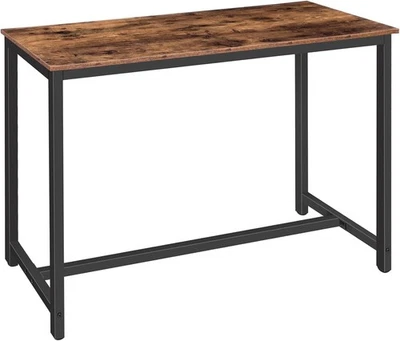 HOOBRO Bar Table Pub Table Counter Height Bar Table Industrial Bar Height Table - Image 1 of 4