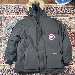 AUTÉNTICA PARKA DE EXPEDICIÓN CANADA GOOSE PARA HOMBRE NEGRA Talla XL - Imagen 1 de 11