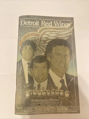 1982-83 Detroit Red Wings Media Guide Facts Book - Image 1 of 3