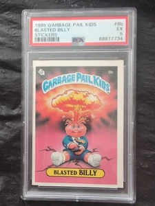 1985 Garbage Pail Kids Series 1 🔥 BLASTED BILLY #8b 🔥 PSA 5 GPK OS1 - Picture 1 of 2