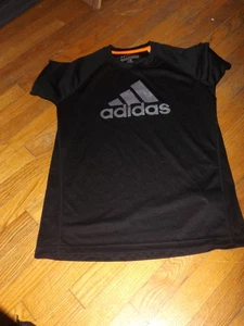 Adidas Climate Herren Schwarz Spell Out Logo Kurzarm Sportshirt M - Bild 1 von 1