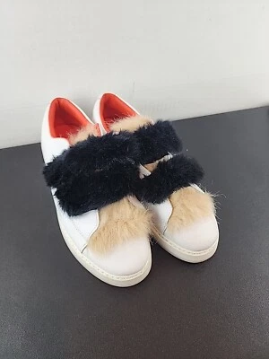 Zapatillas Zara Mujer Cuero Plataforma Correas Imitación Piel Talla 39 EE. UU. 8,5 Blancas Foto 1 de 4